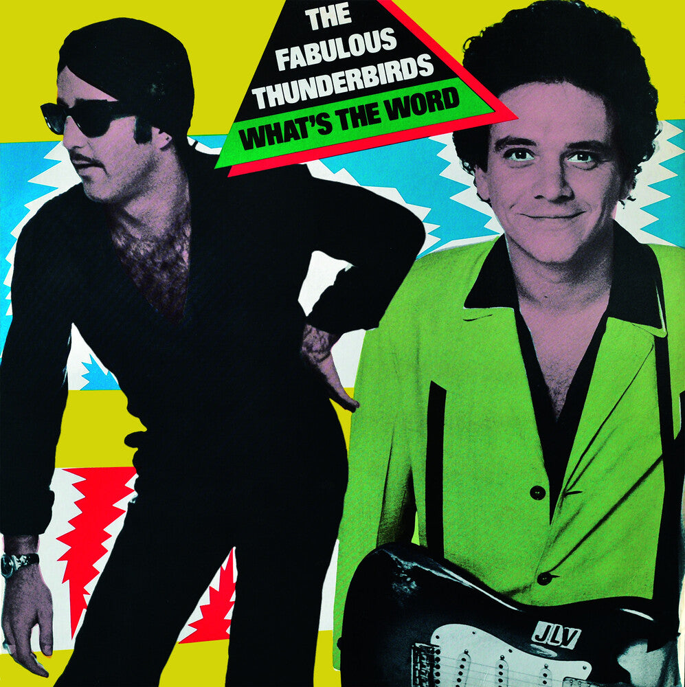 the album cover for Fabulous Thunderbirds - What's the Word? (blue Vinyl)