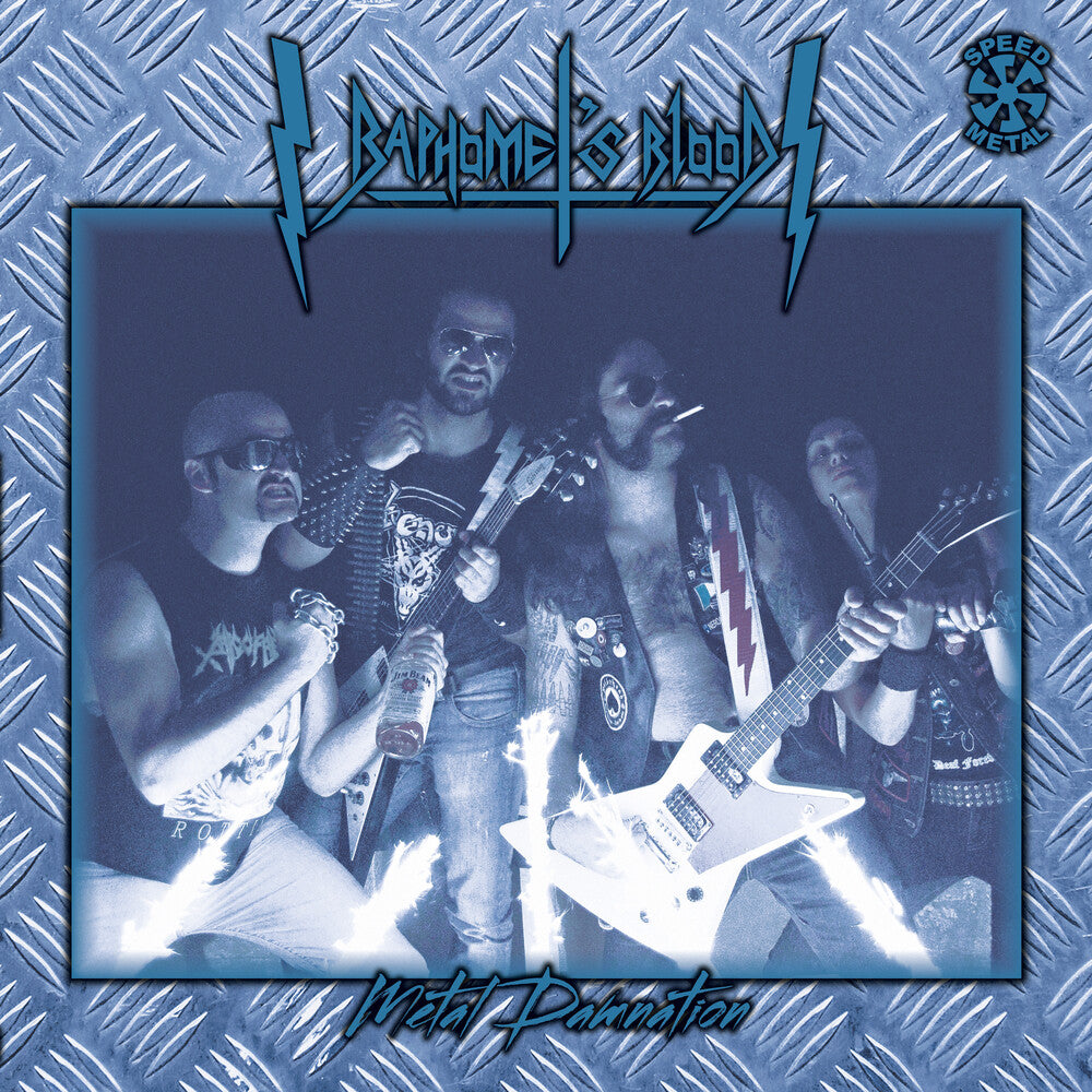 the album cover for Baphomet's Blood - Metal Damnation