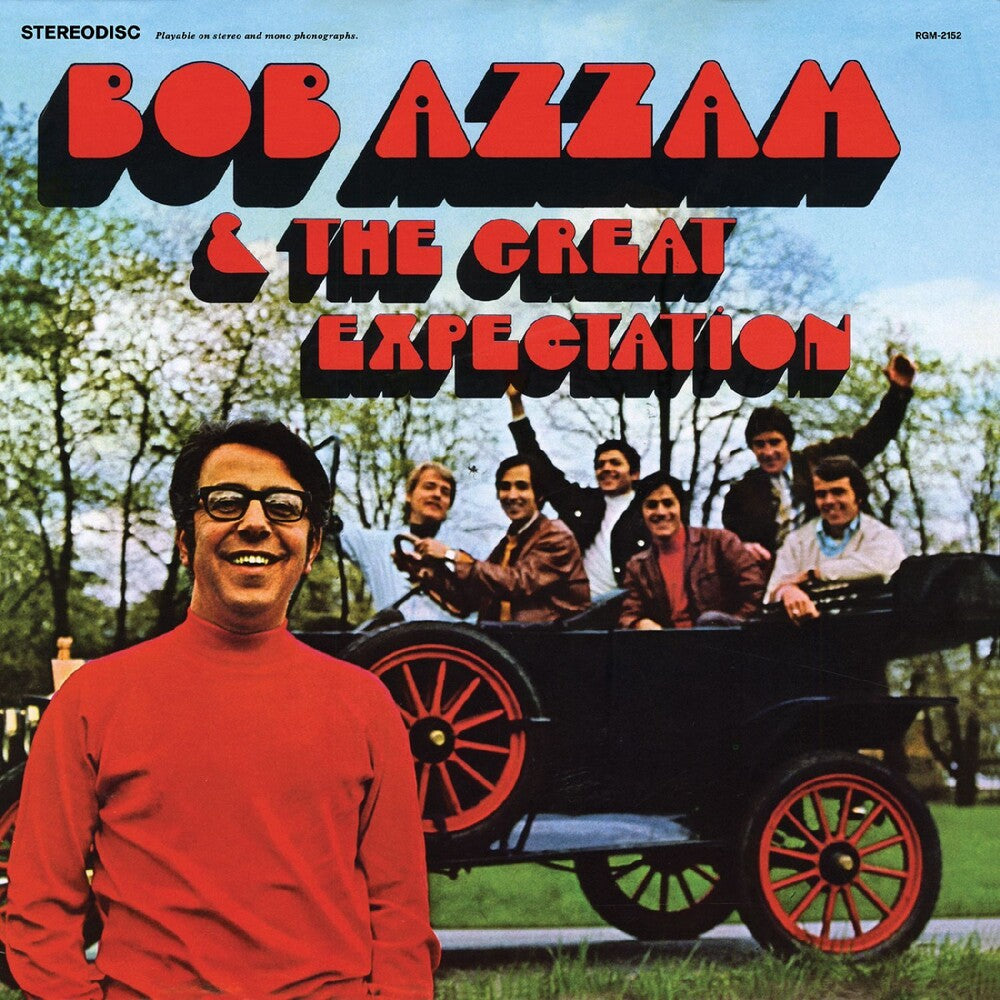 the album cover for Bob Azzam  & The Great Expectation - Bob Azzam & Great Expectation - Orange [Colored Vinyl]