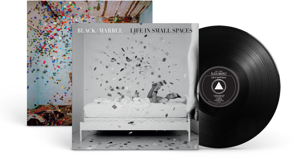 the album cover for Black Marble - Life in Small Spaces [Black]