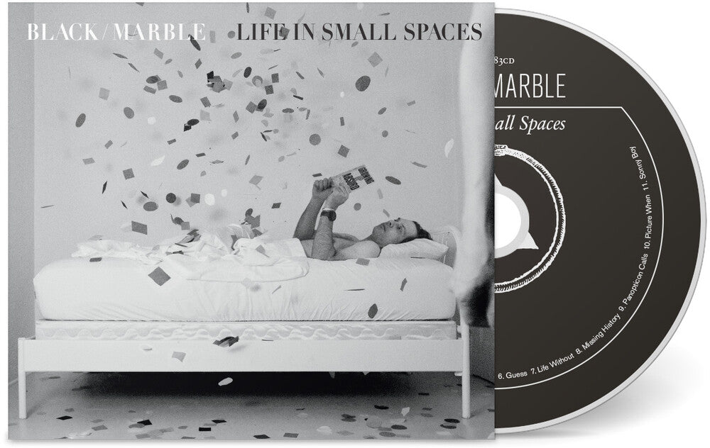 the album cover for Black Marble - Life in Small Spaces