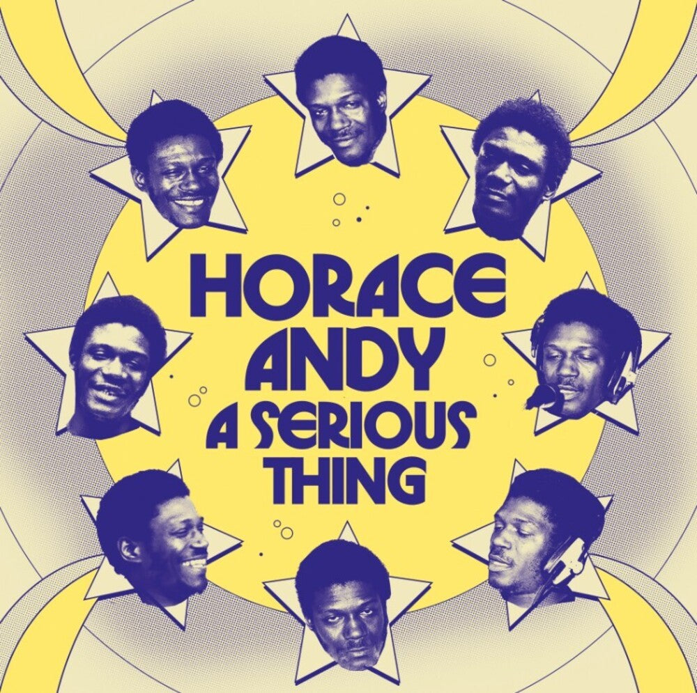 the album cover for Horace Andy - Serious Thing (Phot)