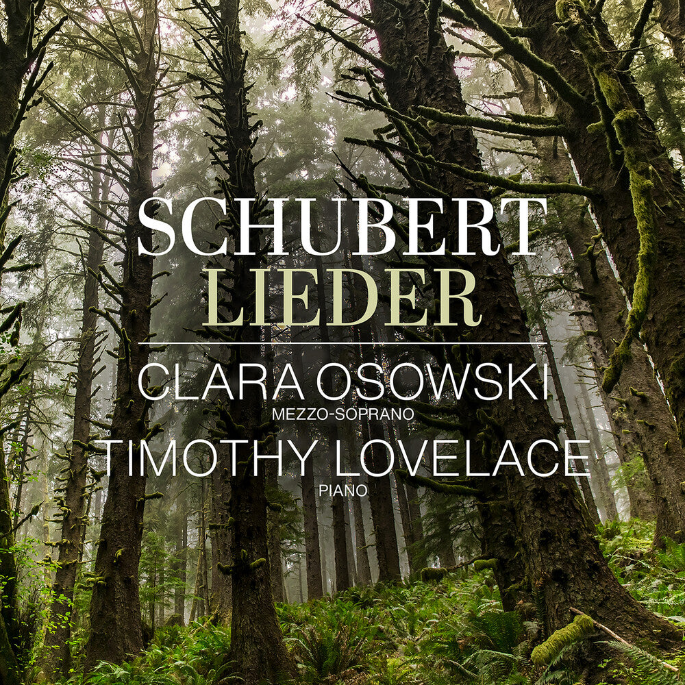 the album cover for Clara / Timothy Lovelace Osowski - Franz Schubert: Lieder