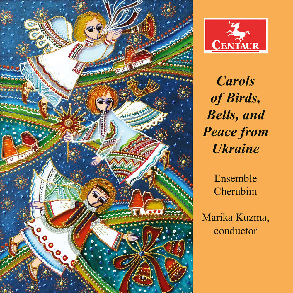 the album cover for Ensemble Cherubim - Carols Of Birds Bells & Peace From Ukraine