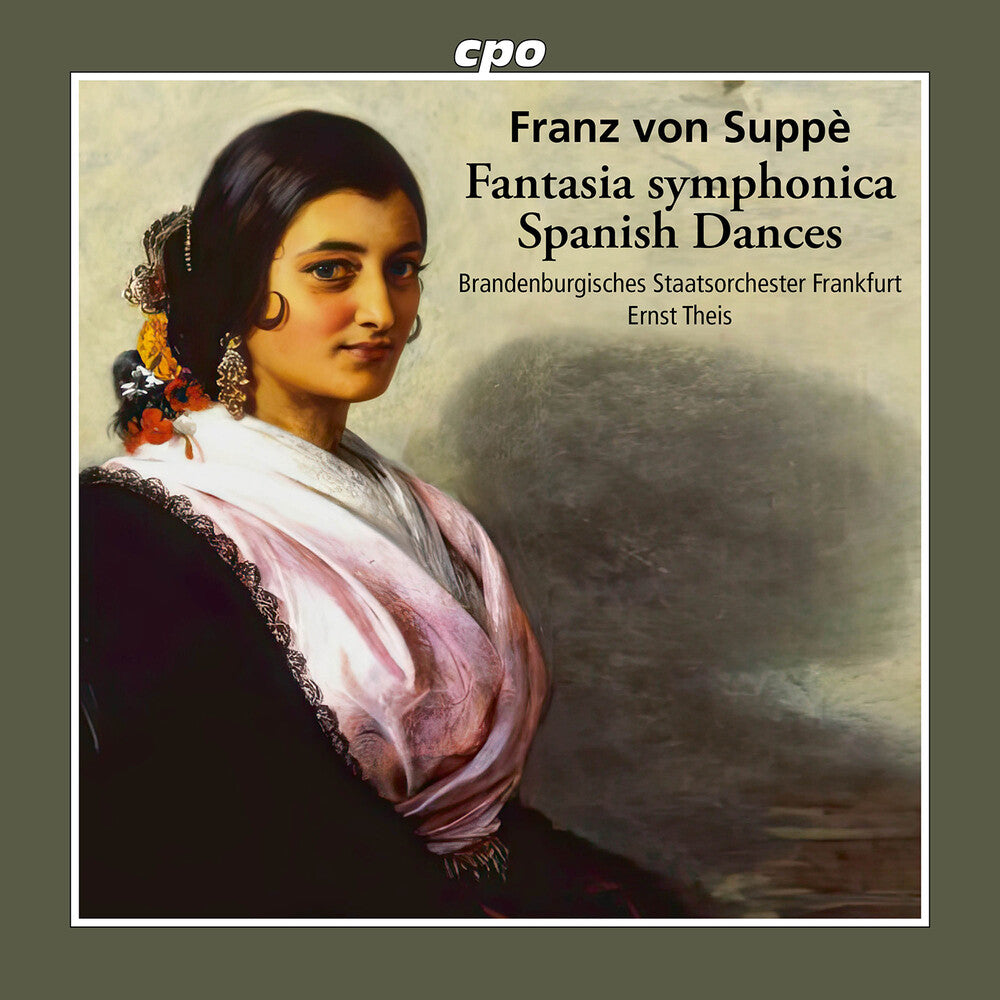 the album cover for Brandenburgisches Staatsorchester Frankfurt / Ernst Theis - Franz Von Suppe: Fantasia Symphonica / Spanish Dances