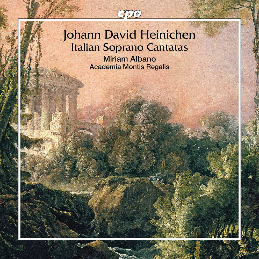 the album cover for Miriam / Academia Montis Regalis / Diego Ares Albano - Johann David Heinichen: Italian Soprano Cantatas