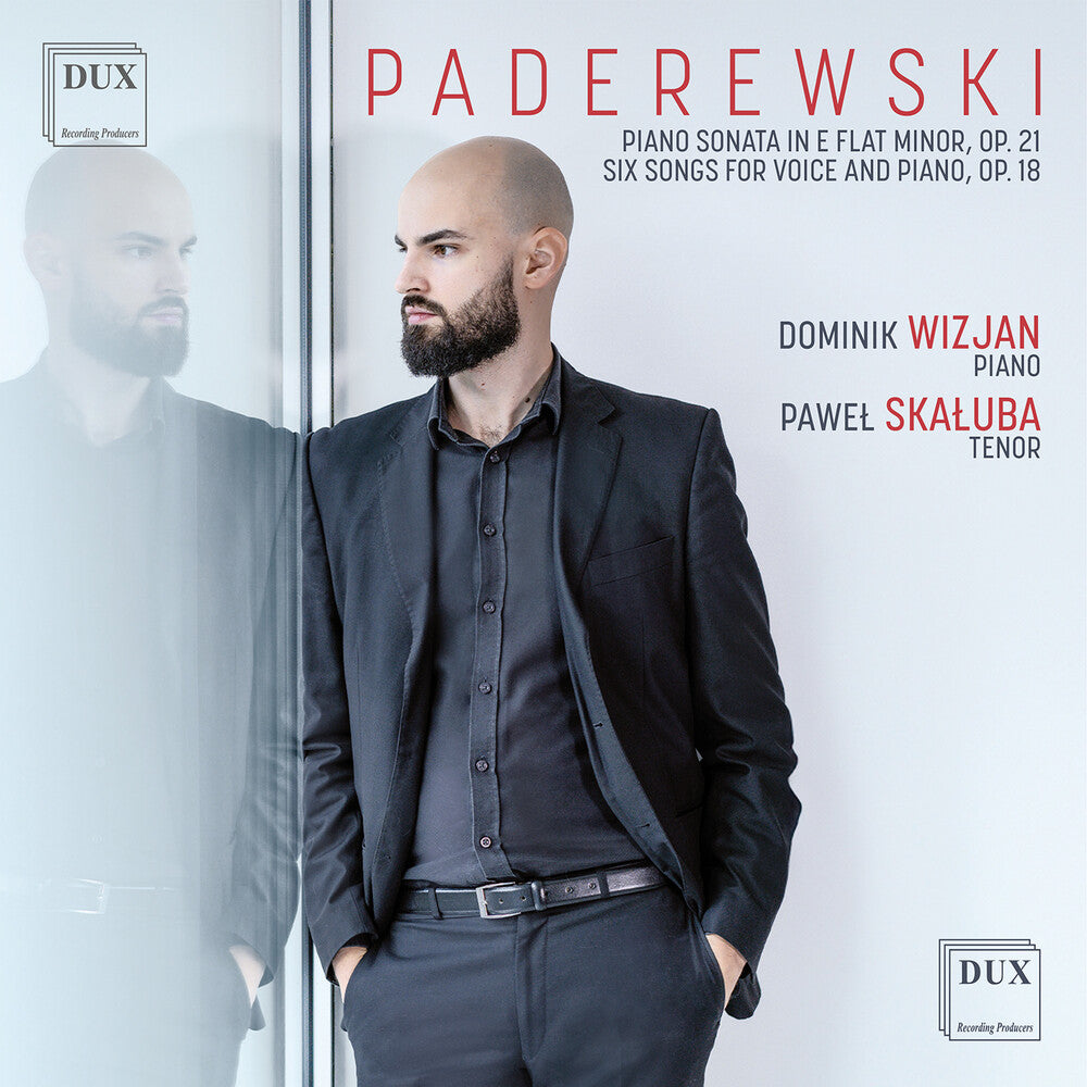 the album cover for Dominik Wizjan - Paderewski: Pno Sonata In E Flat Minor Op. 21: