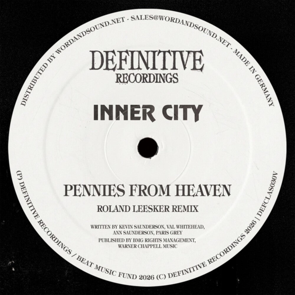 the album cover for Inner City & Kevin Saunderson - Pennies From Heaven (roland Leesker Remix)