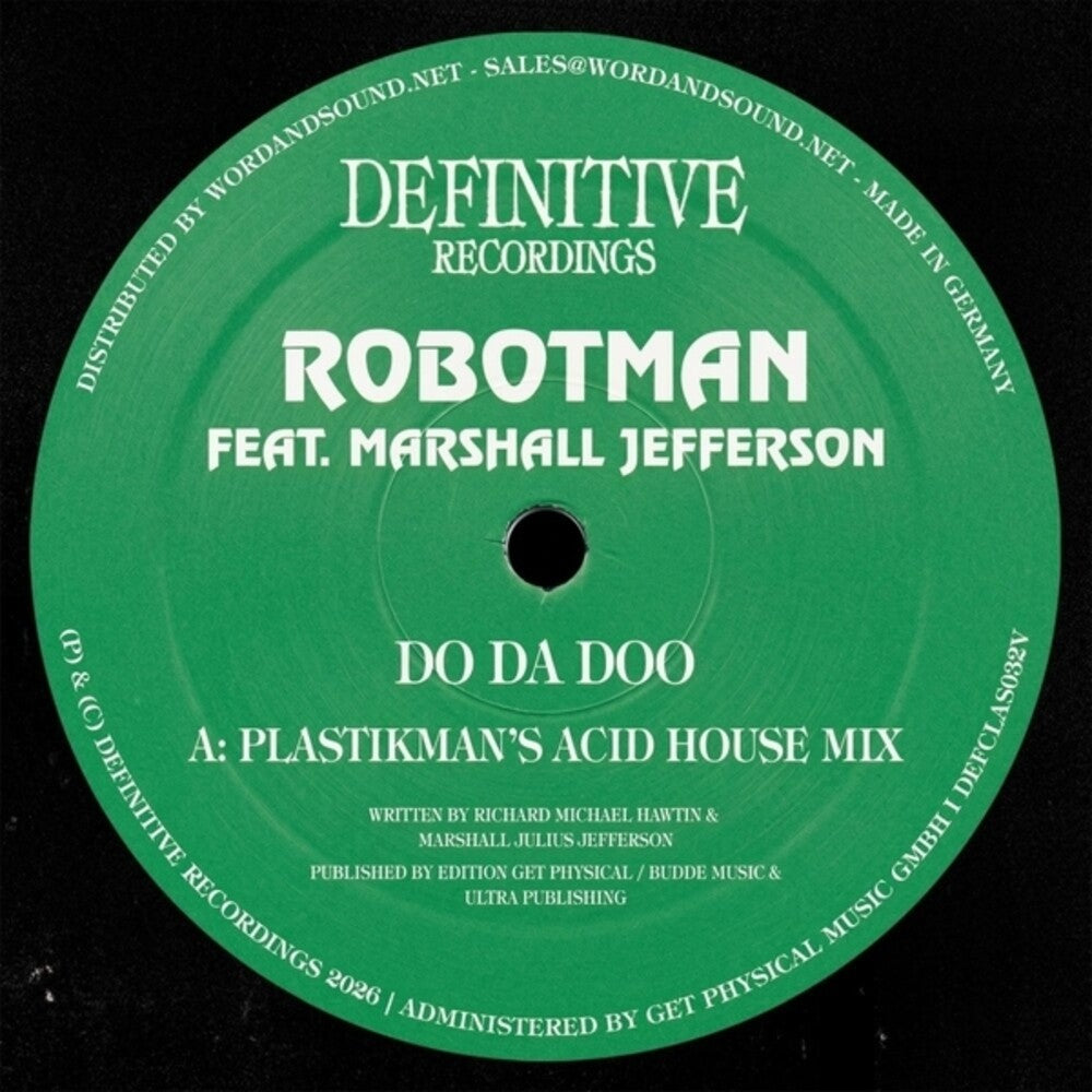 the album cover for Robotman Feat. Marshall Jefferson - Do Da Doo
