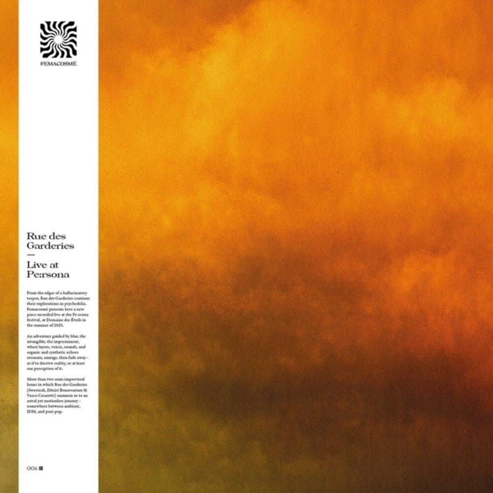 the album cover for Rue De Garderies - Live at Per:sona [3LP]