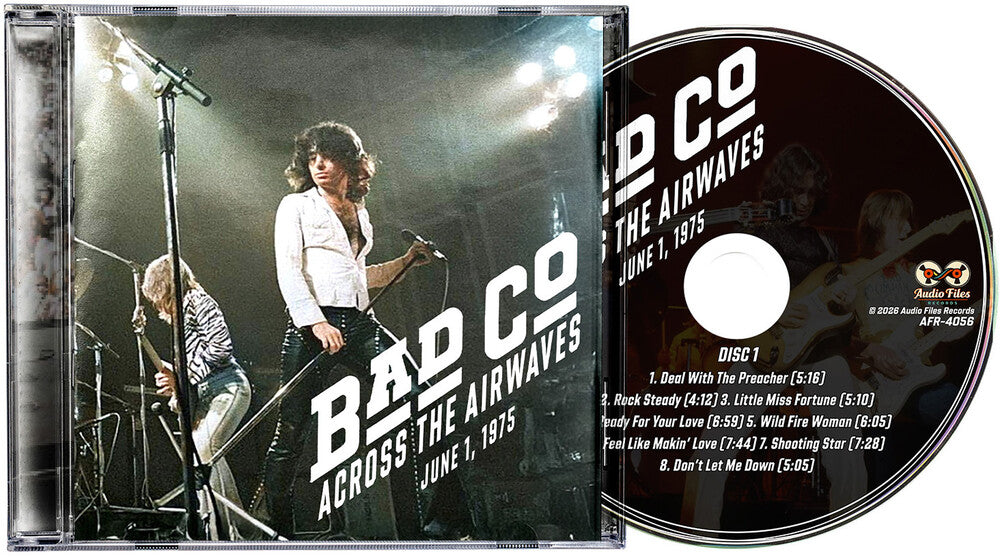 the album cover for Bad Company - Across The Airwaves