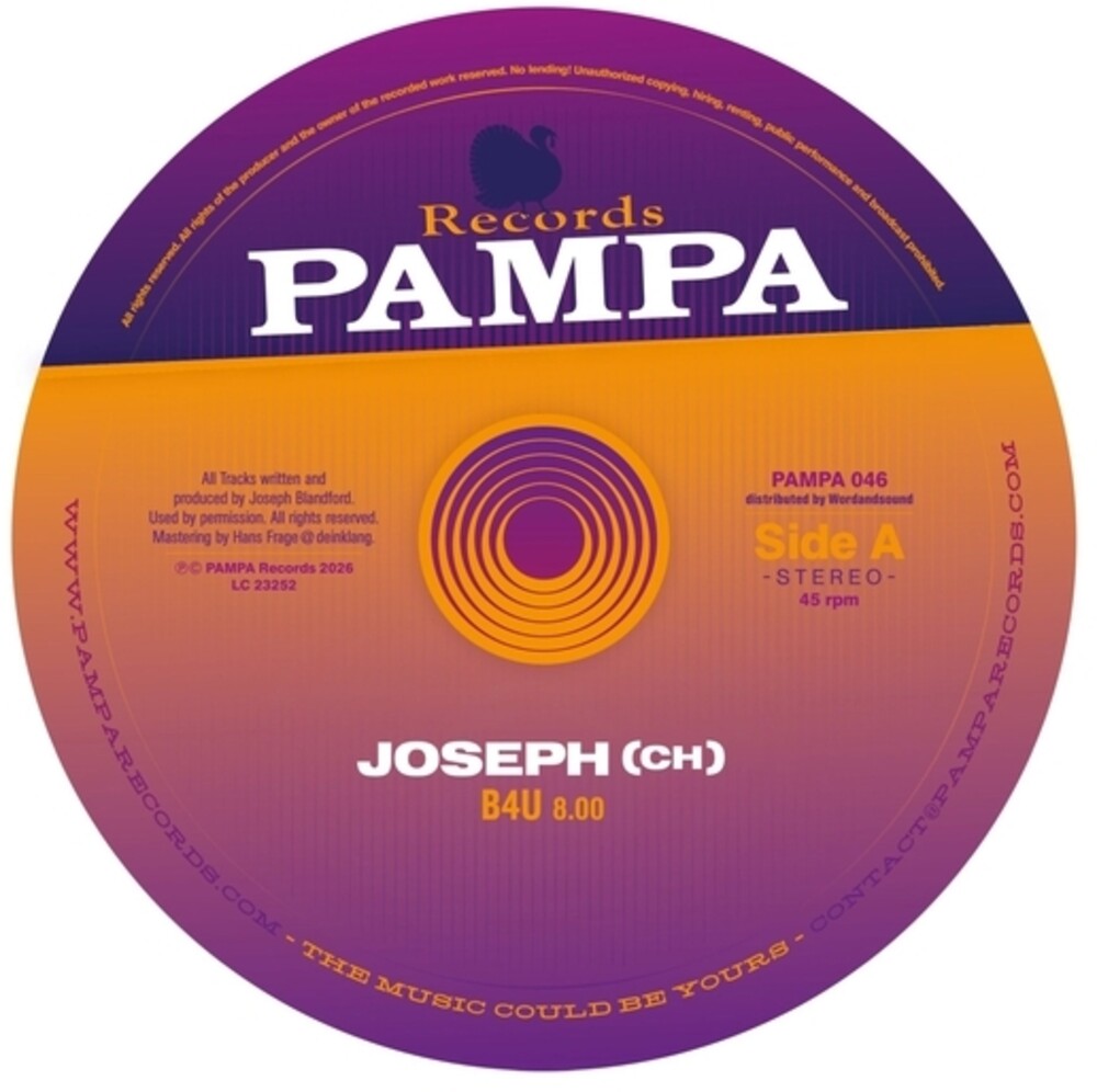 the album cover for Joseph - B4u & Tripidi