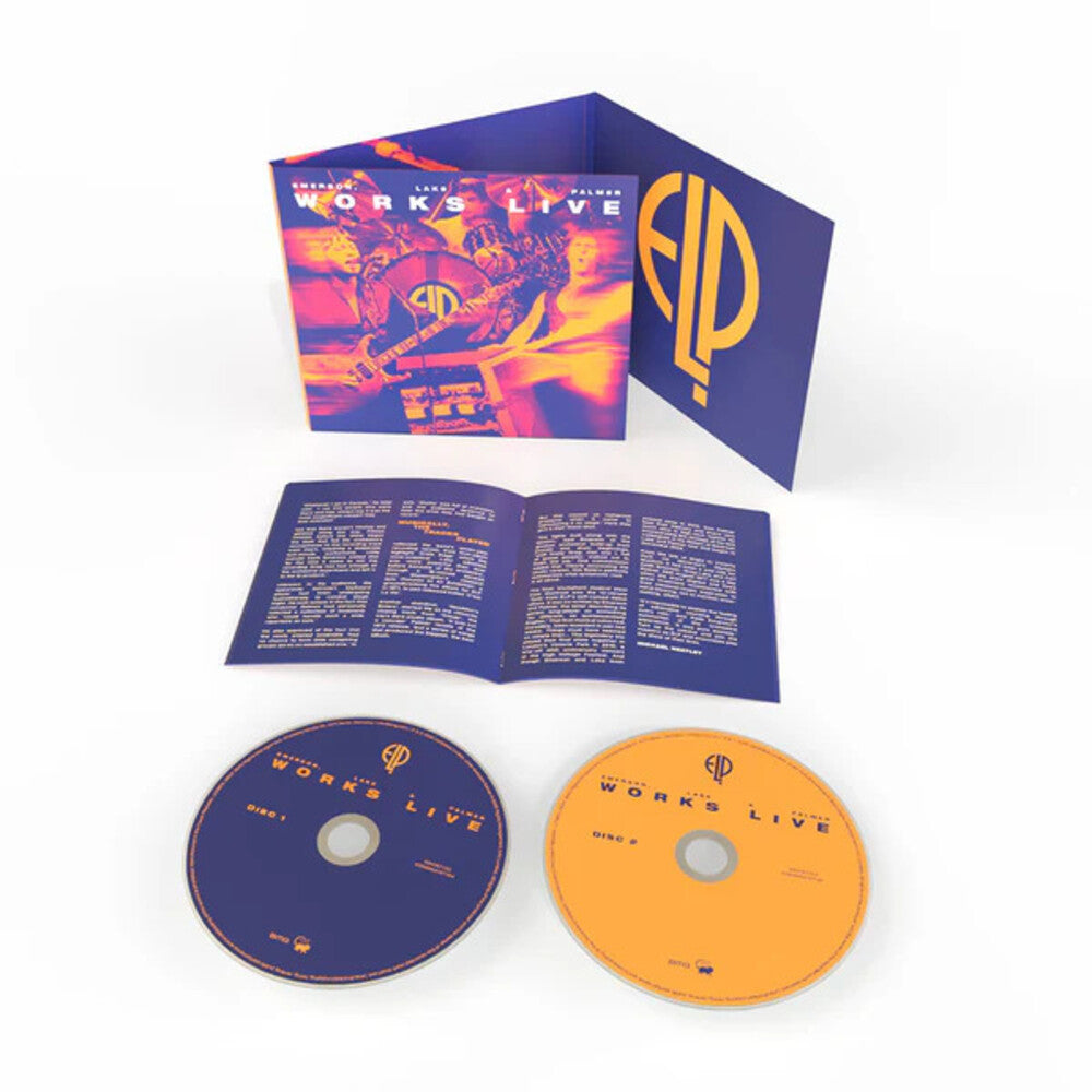 the album cover for Emerson Lake & Palmer - Works Live [Digipak]