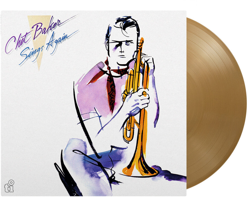the album cover for Chet " "baker - Sings Again [180 Gram] [Gold Vinyl]