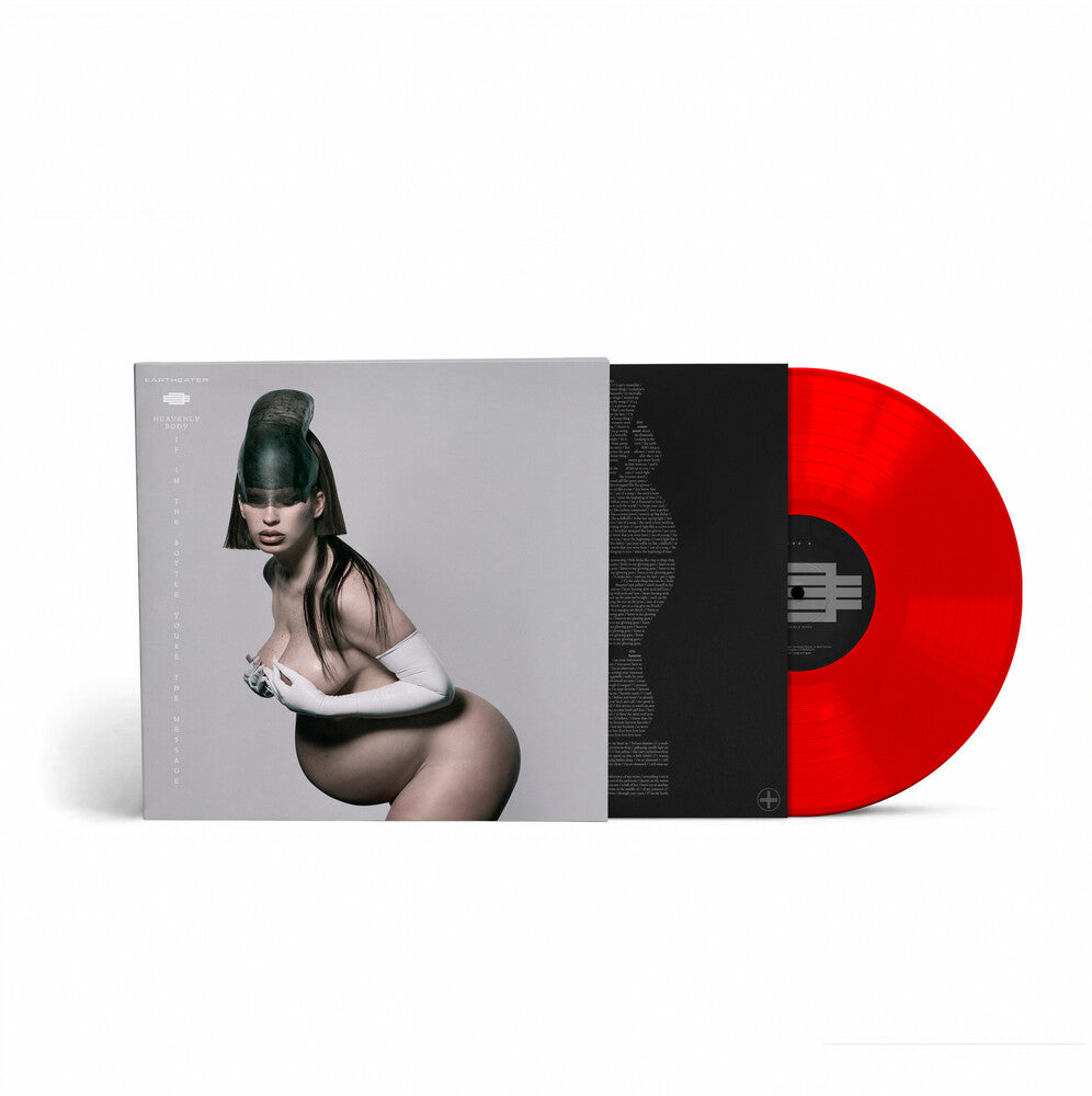 the album cover for Eartheater - Heavenly Body: If I'm the Bottle You're the Message [Indie Exclusive] Red