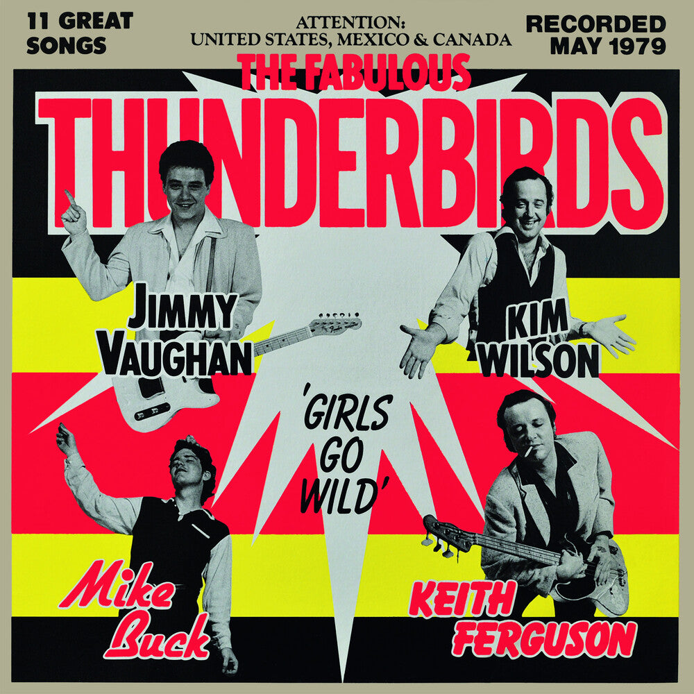 the album cover for Fabulous Thunderbirds - Girls Go Wild (blue Vinyl)