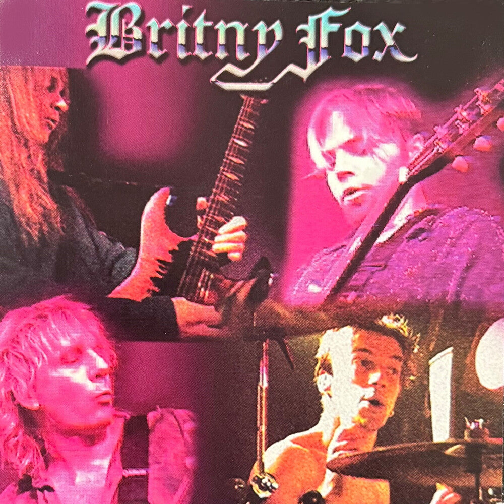 the album cover for Britny Fox - Long Way To Live [Clear Vinyl] [Limited Edition] (Red)
