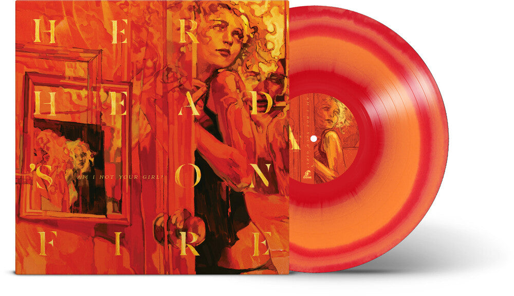 the album cover for Her Head's On Fire - Am I Not Your Girl [Colored Vinyl]