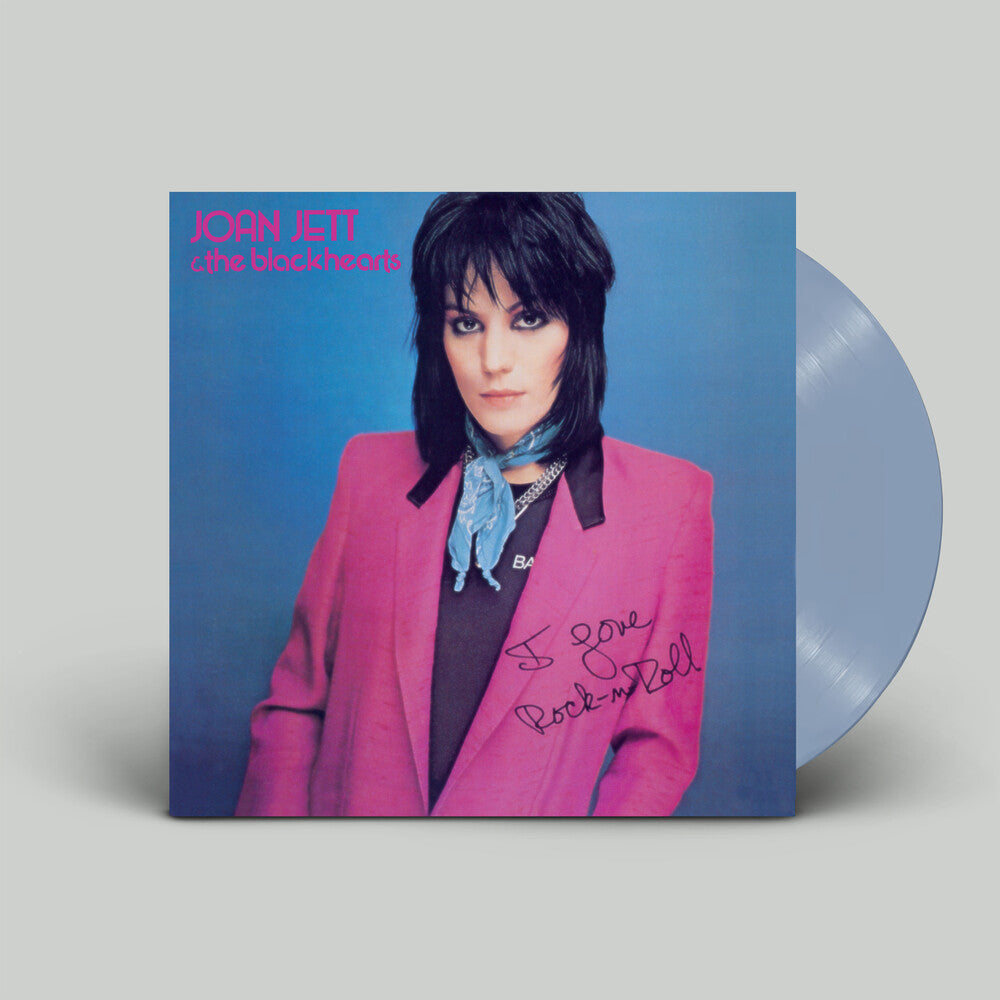 the album cover for Joan Jett  & The Blackhearts - I Love Rock 'n Roll (45th Anniversary) (Blue)