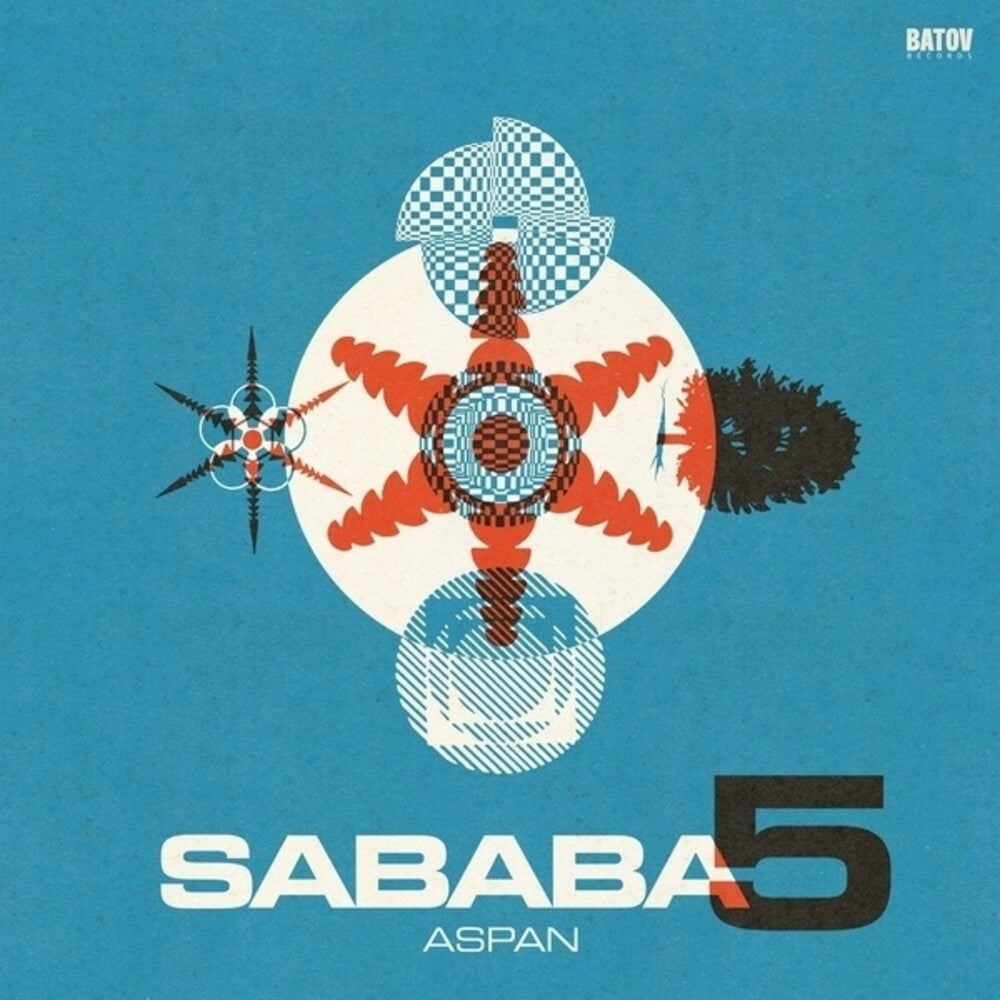 the album cover for Sababa 5 - Aspan - White Colored Vinyl