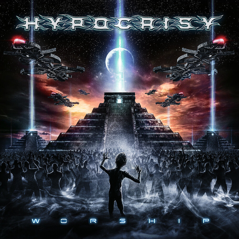 the album cover for Hypocrisy - Worship (Blue) [Clear Vinyl] (Gate)
