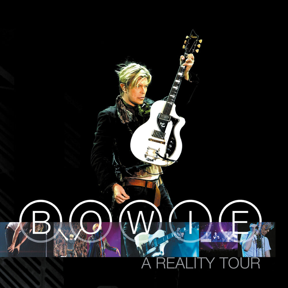 the album cover for David Bowie - Reality Tour (Live) [Remastered] [Digipak] (Sft)