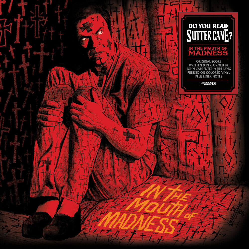 the album cover for Carpenter.John / Lang, Jim - In The Mouth Of Madness (Original Soundtrack)