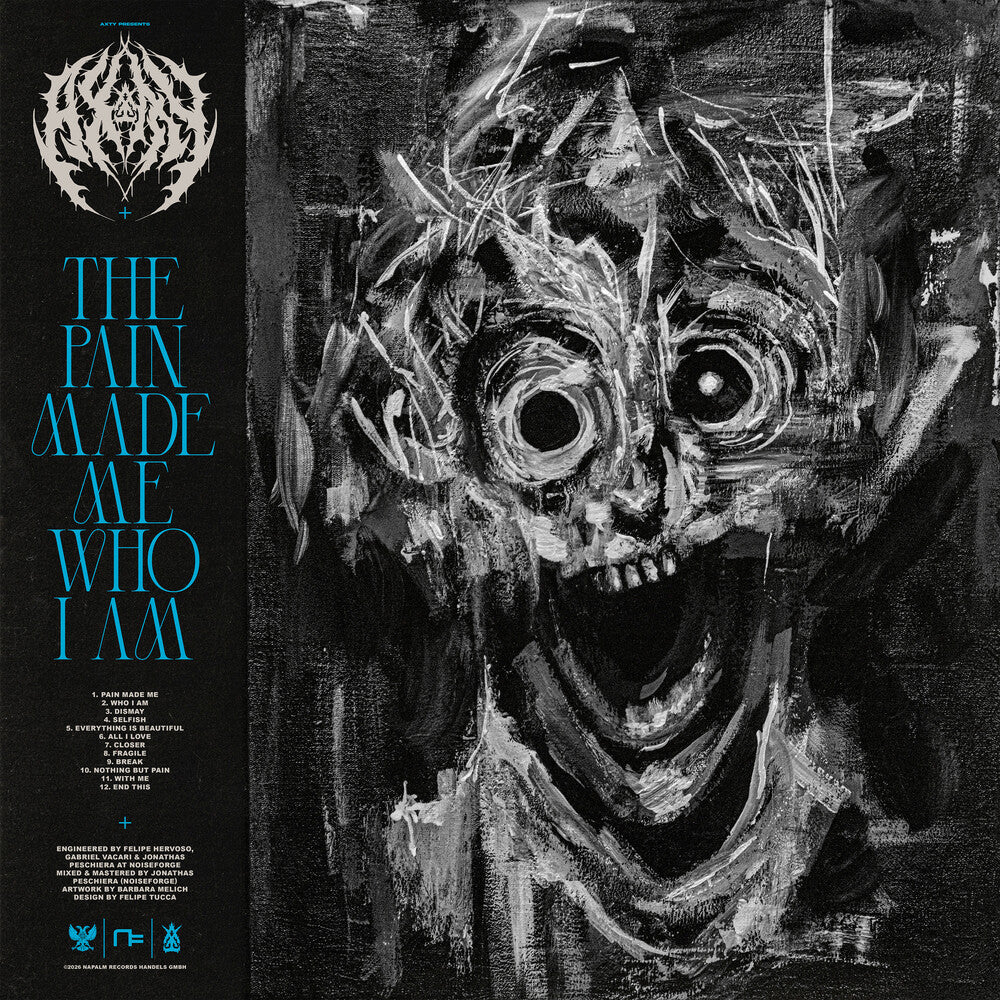 the album cover for Axty - Pain Made Me Who I Am