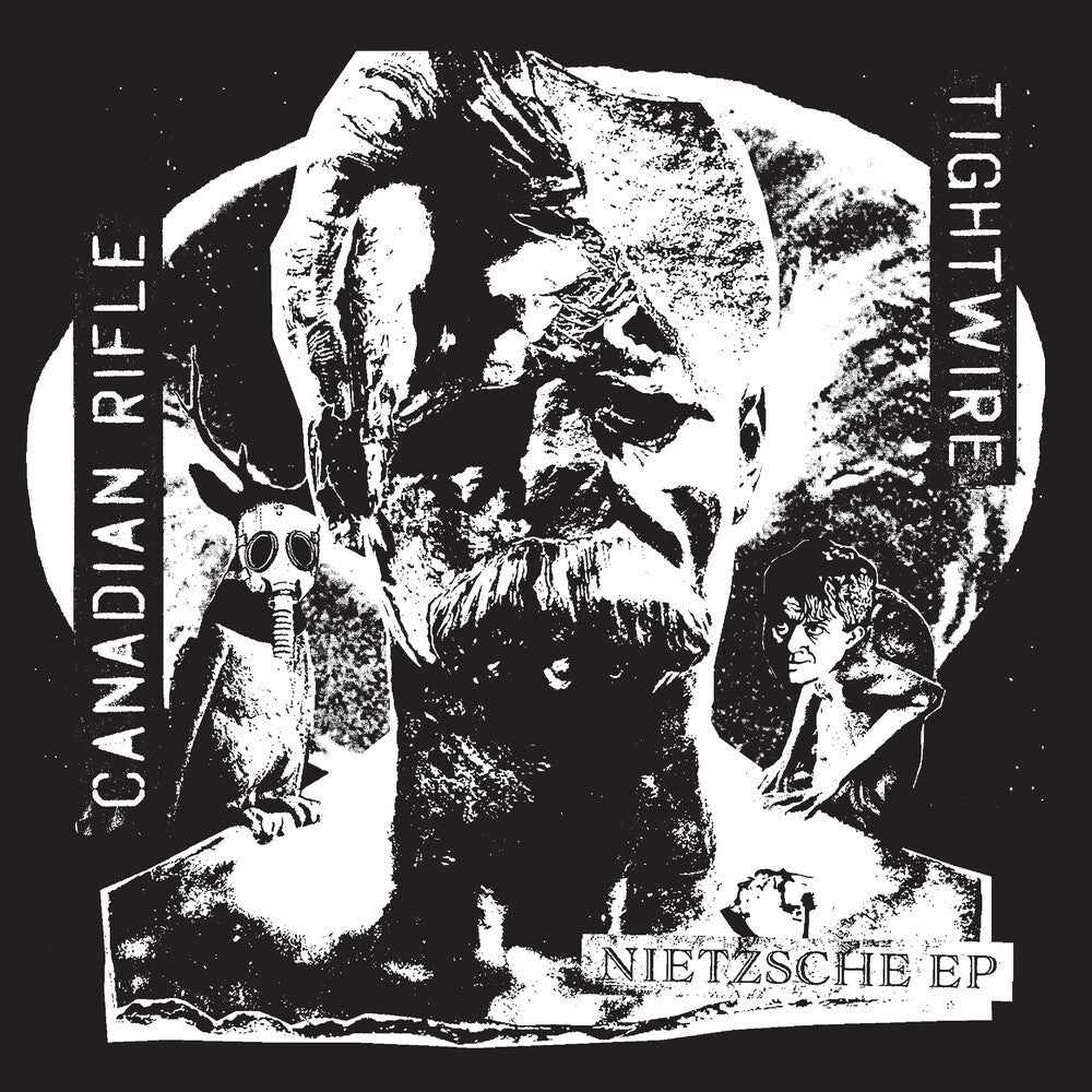 the album cover for Tightwire / Canadian Rifle - Nietzsche Ep (Gate)