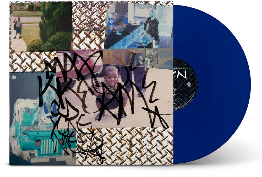 the album cover for Maxo Kream - O.Y.N (Blue) [Colored Vinyl]