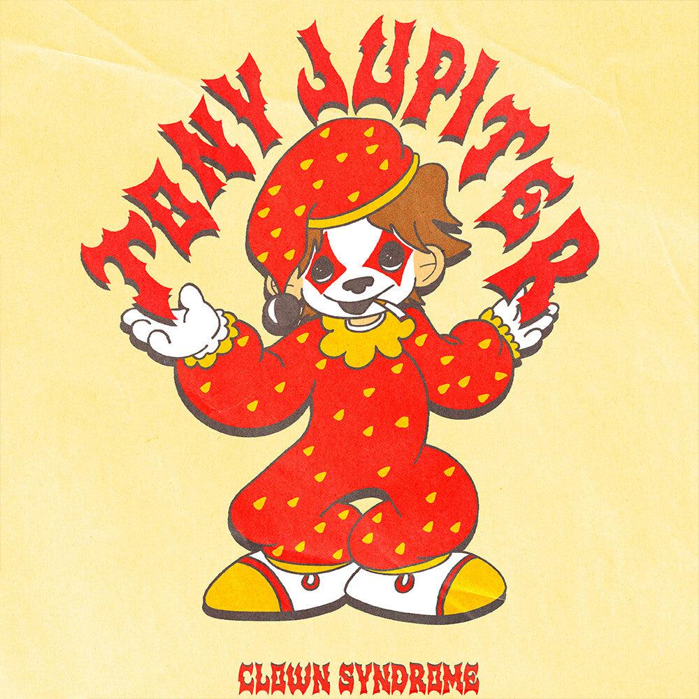 the album cover for Tony Jupiter - CLOWN SYNDROME [Special Red Vinyl]
