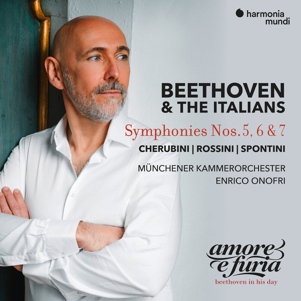 the album cover for Munich Chamber Orchestra / Enrico Onofri - Beethoven & The Italians: Symphonies