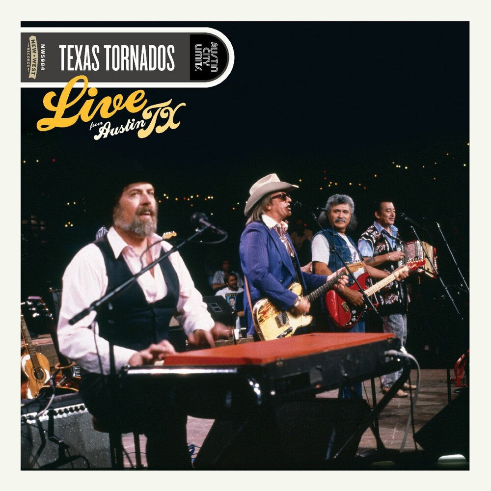 the album cover for Texas Tornados - Live From Austin, Tx (Gate) (Stic)