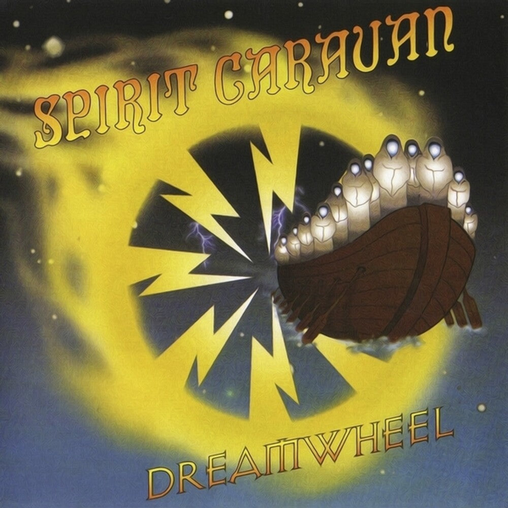 the album cover for Spirit Caravan - Dreamwheel (aqua Blue Vinyl)