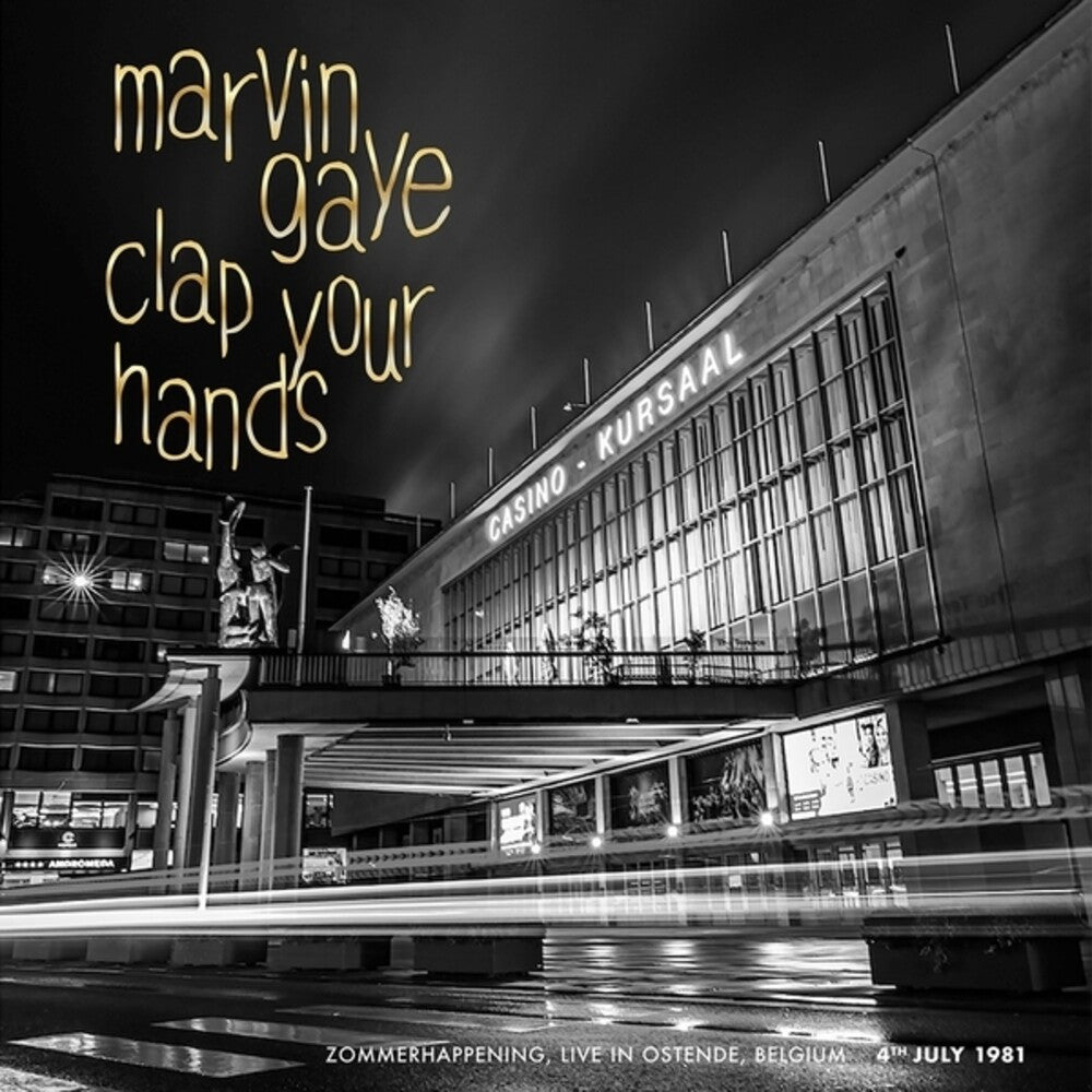 the album cover for Marvin Gaye - Clap Your Hands: Zommerhappening, Live In Ostende