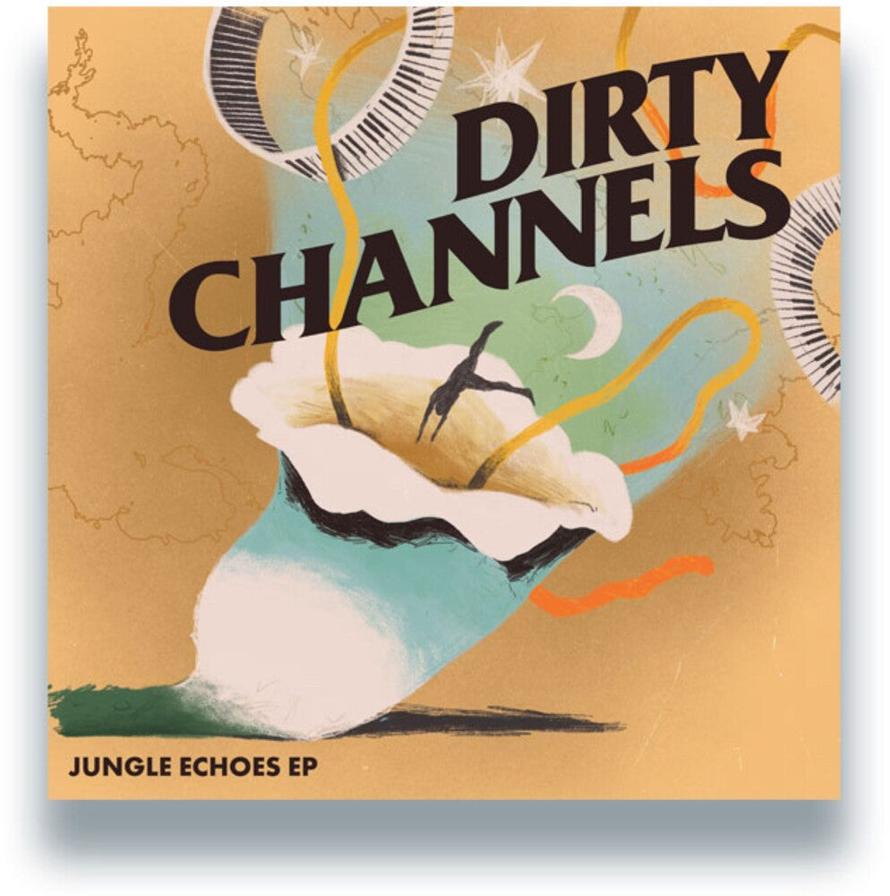 the album cover for Dirty Channels - Jungle Echoes