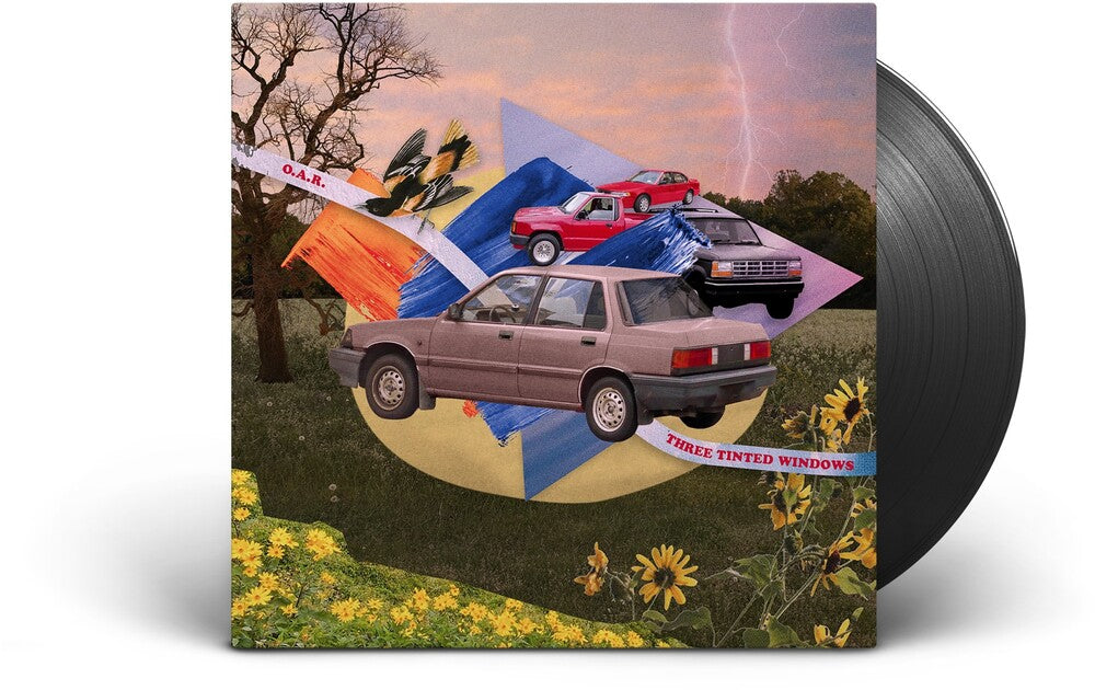 the album cover for O.A.R. - Three Tinted Windows [180g Black]