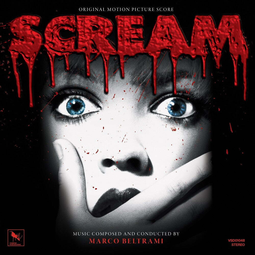 the album cover for Marco Beltrami - Scream - Original Motion Picture Score - 30th Anniversary Edition
