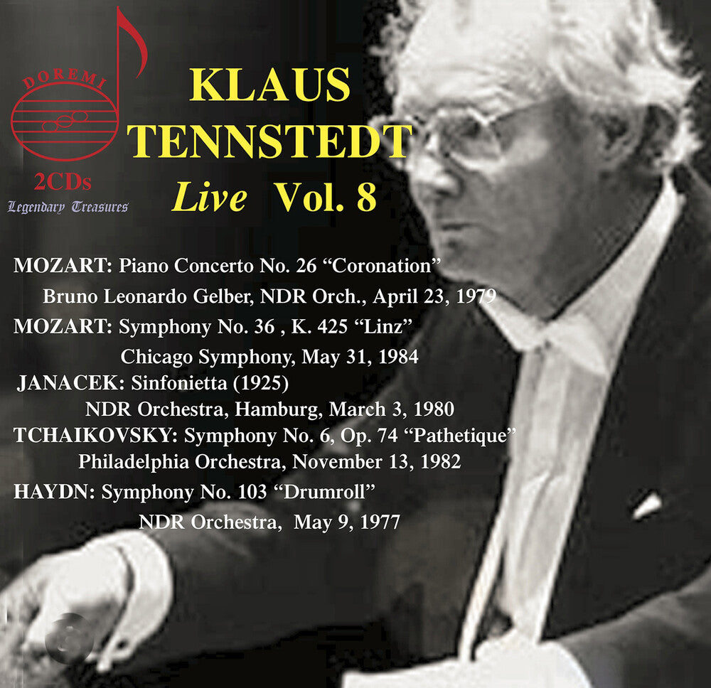 the album cover for Chicago Symphony Orchestra - Klaus Tennstedt Live Vol. 8