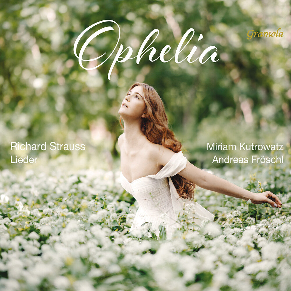 the album cover for Miriam Kutrowatz - Ophelia
