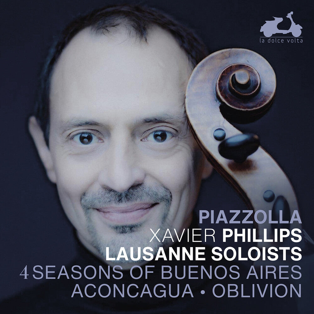 the album cover for Xavier Phillips - Piazzolla: 4 Seasons Of Buenos Aires
