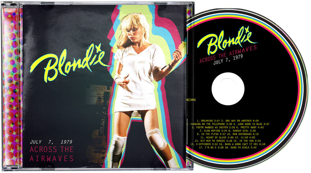 the album cover for Blondie - Across The Airwaves