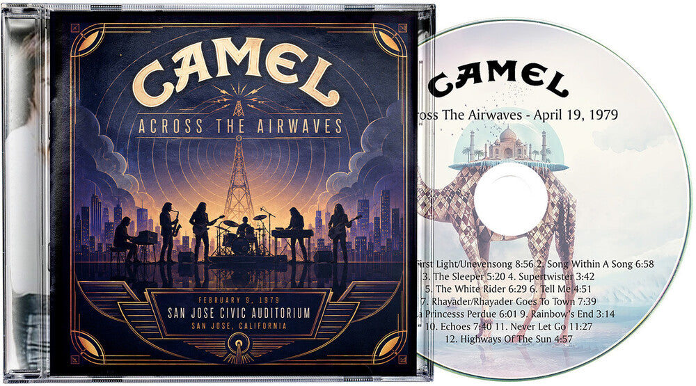 the album cover for Camel - Across The Airwaves