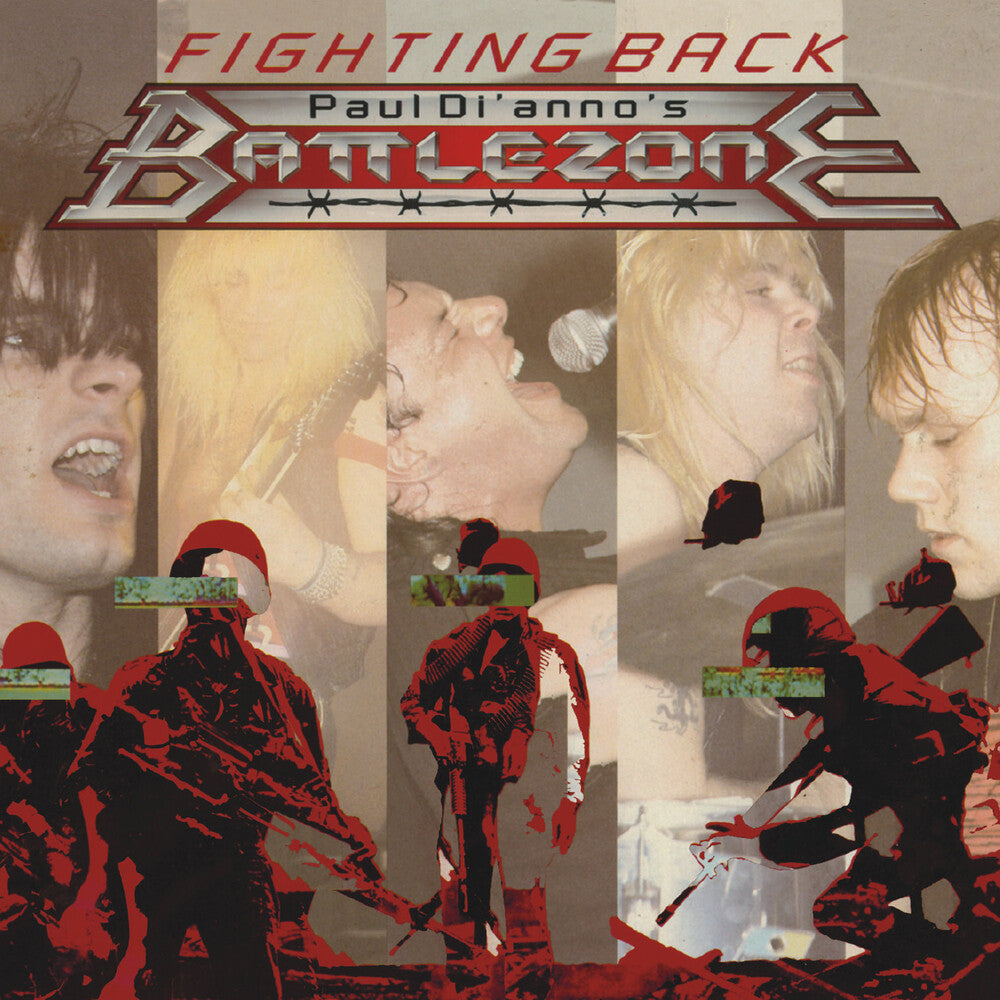 the album cover for Paul Di'anno  / Battlezone - Fighting Back