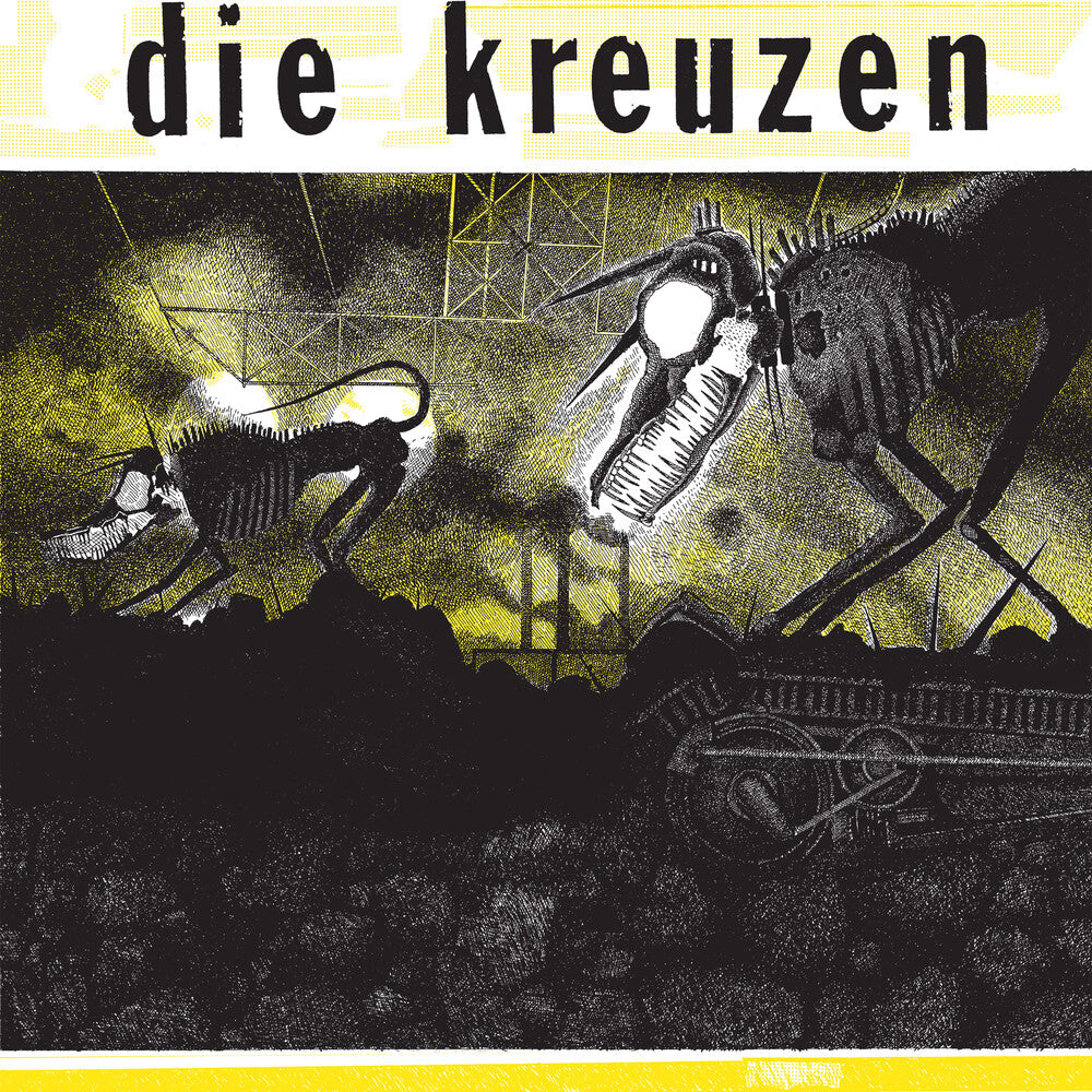 the album cover for Die Kreuzen - Die Kreuzen - Yellow [Colored Vinyl] (Ylw)