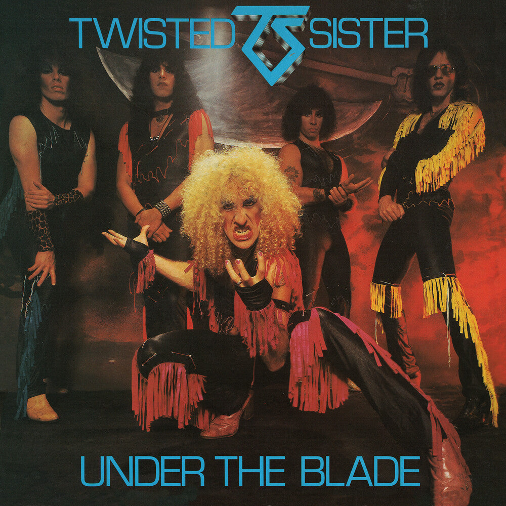 the album cover for Twisted Sister - Under The Blade [Colored Vinyl] [Deluxe] (Slv)