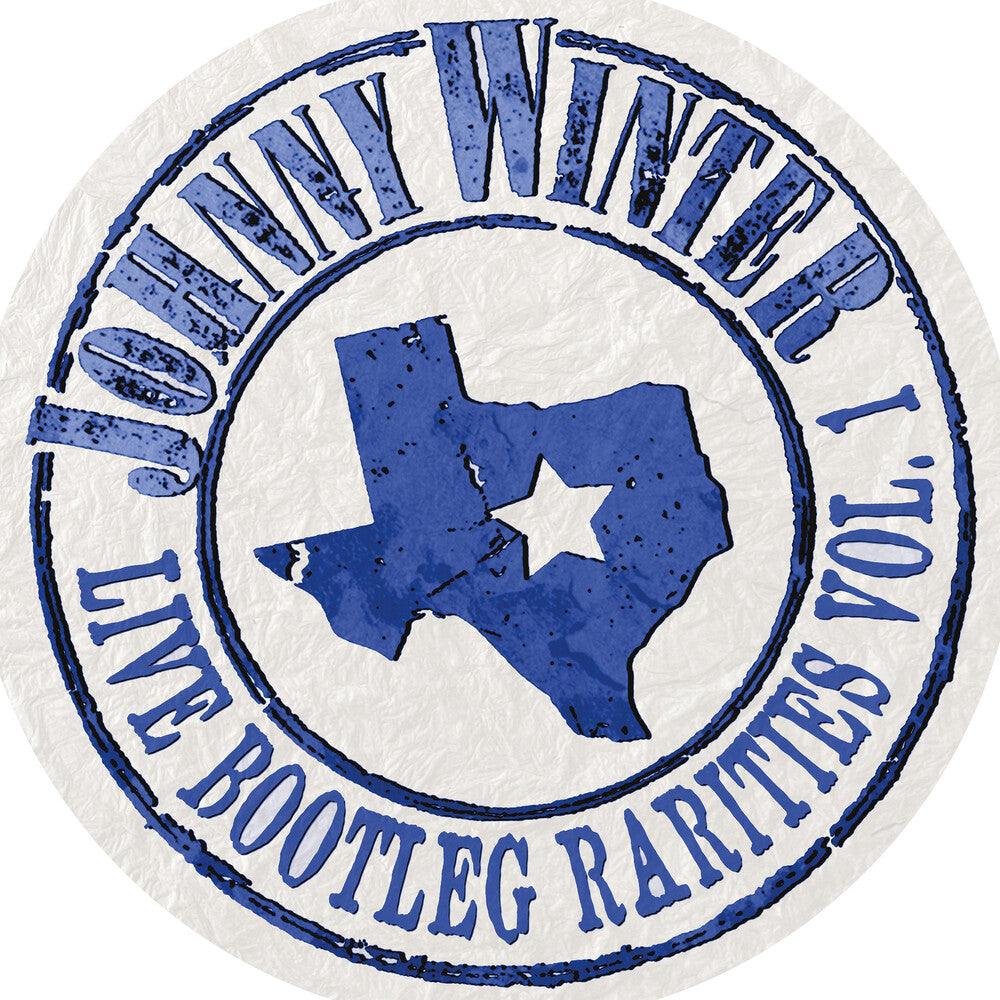 the album cover for Johnny Winter - Live Bootleg Rarities Volume One [Colored Vinyl] (Wht)