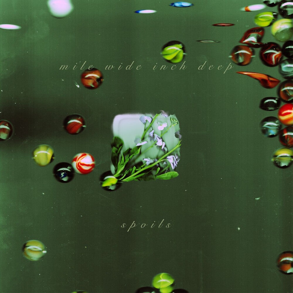the album cover for Spoils - Mile Wide Inch Deep