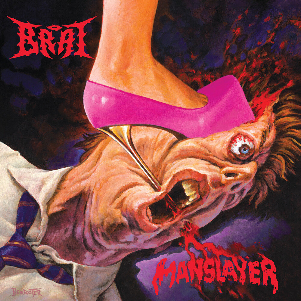 the album cover for Brat - Manslayer