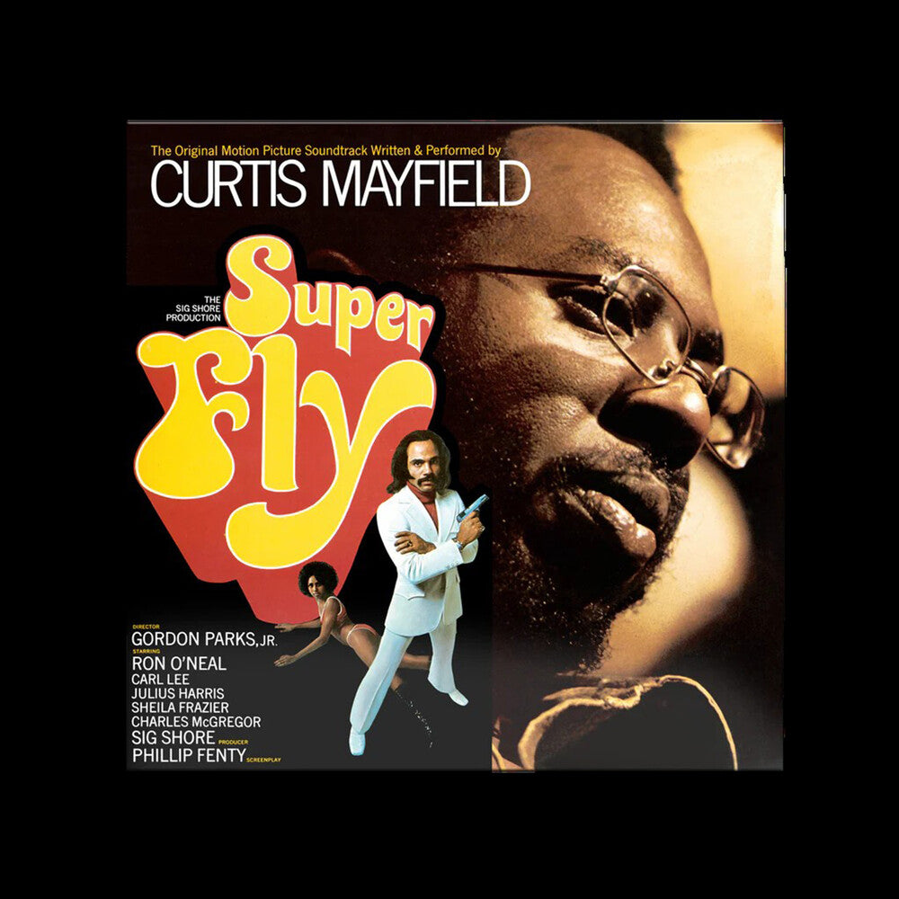 the album cover for Curtis Mayfield - Superfly / O.S.T. [Brick & Mortar Exclusive] (Numb) (Hifi)